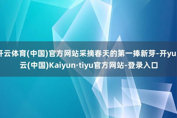 开云体育(中国)官方网站采摘春天的第一捧新芽-开yun云(中国)Kaiyun·tiyu官方网站-登录入口