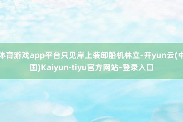 体育游戏app平台只见岸上装卸船机林立-开yun云(中国)Kaiyun·tiyu官方网站-登录入口