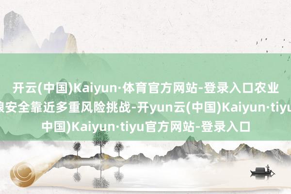 开云(中国)Kaiyun·体育官方网站-登录入口农业对外怒放和宇宙食粮安全靠近多重风险挑战-开yun云(中国)Kaiyun·tiyu官方网站-登录入口